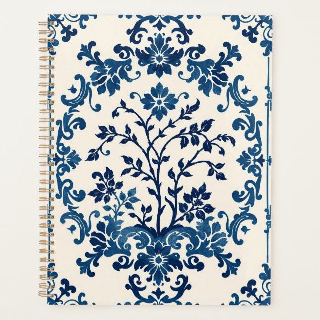 Blue Willow China Print Planer (Vorderseite)