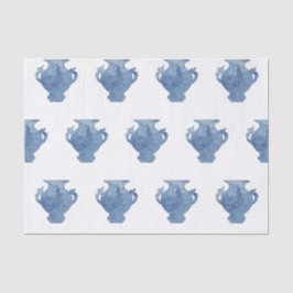 Blue Willow Chinoiserie Ginger Jars Seidenpapier