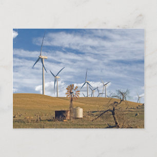 Blue Wind Postcard Postkarte