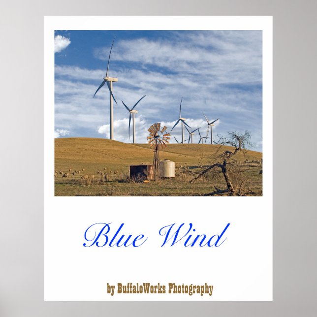 Blue Wind Poster (Vorne)