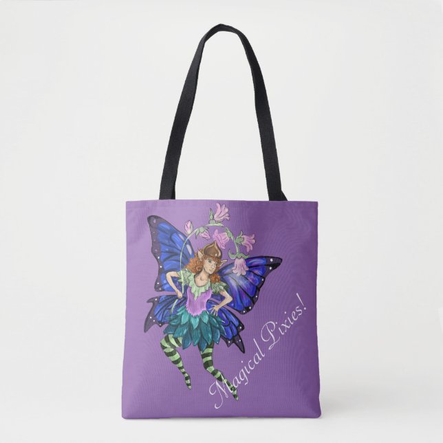 Blue Winged Pixie Tasche (Vorderseite)