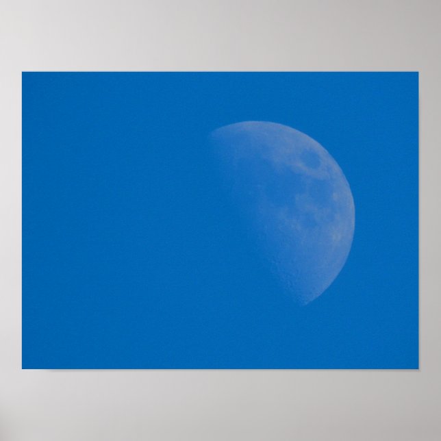 Blue Winter Moon Poster (Vorne)