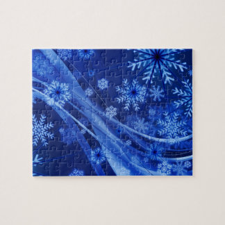 Blue Winter Snowflakes Weihnachten