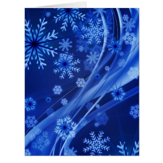 Blue Winter Snowflakes Weihnachten