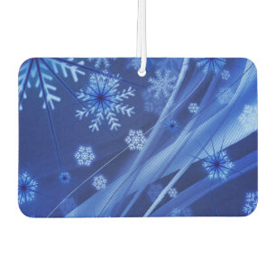 Blue Winter Snowflakes Weihnachten Autolufterfrischer