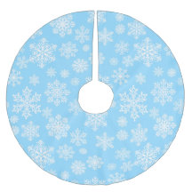Blue Winter Snowflakes Weihnachtsmuster