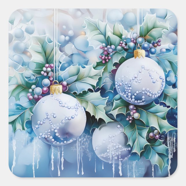 Blue Winter Stickers (Vorderseite)