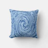 Blue Wirbel Abstraktes Muster Stilvolles Nautical