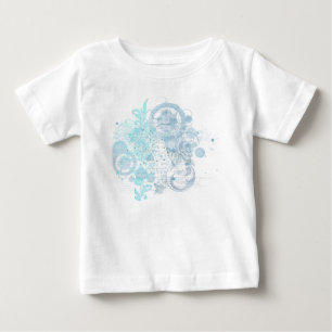 Blue Wirbel Baby T-shirt