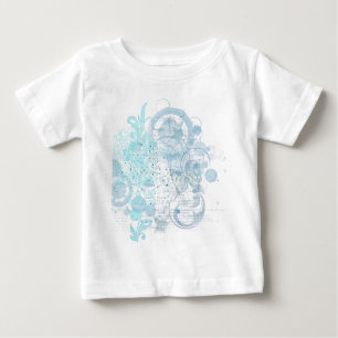 Blue Wirbel Baby T-shirt