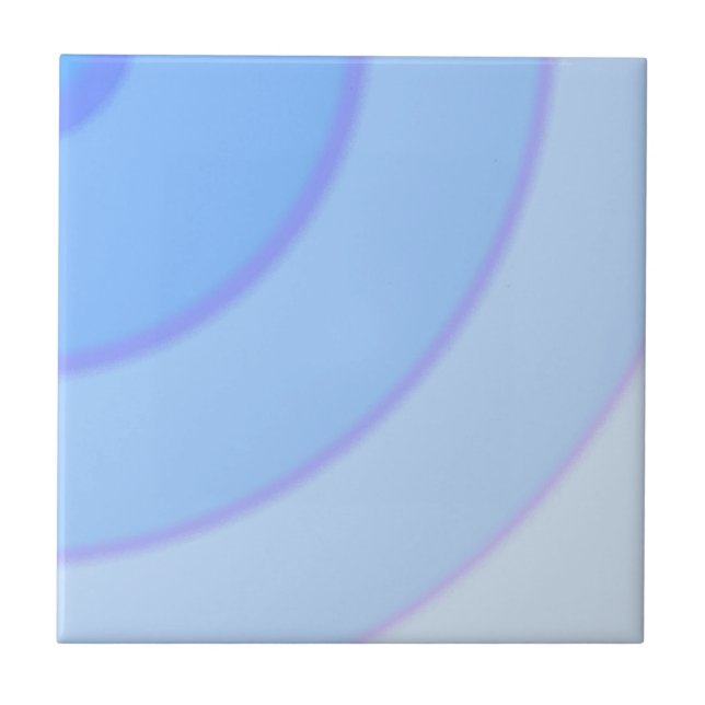Blue Wirbel Keramik Tile Fliese (Vorderseite)