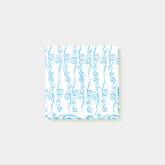 Blue Wirbel Notepad Post-it Klebezettel
