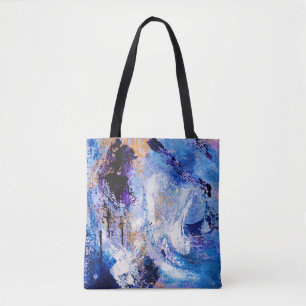 Blue Wirbel Tasche