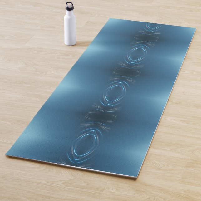 Blue Wirbel Yogamatte (Beispiel)