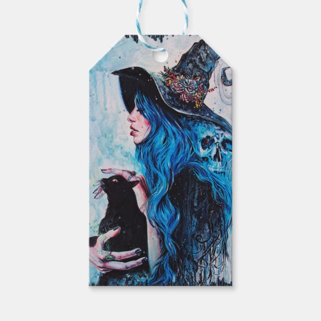 Blue witch geschenkanhänger (Vorderseite)