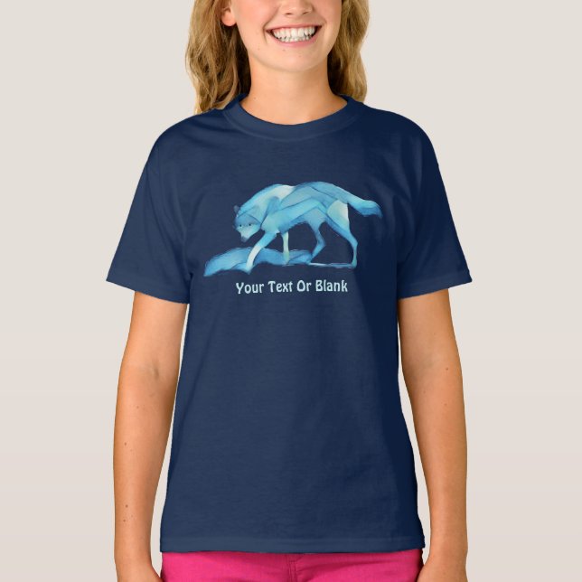 Blue Wolf T-Shirt (Vorderseite)