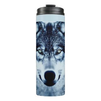 Blue Wolf Thermosbecher
