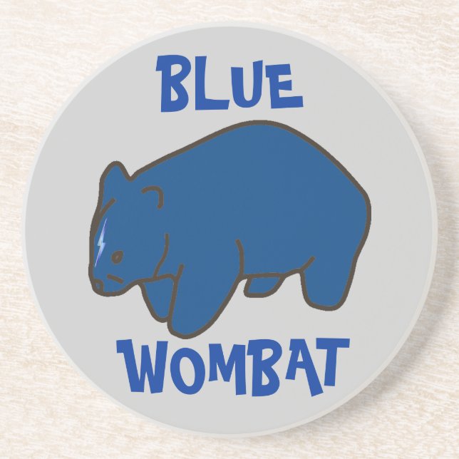 Blue Wombat Sandstone Untersetzer (Vorne)