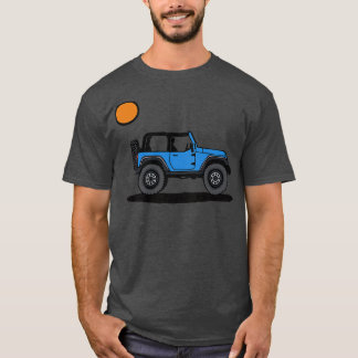 Blue Wrangler mit Sun T-Shirt