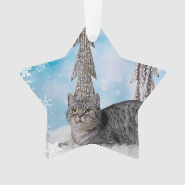 Blue XMAS 2018 Ornament (Vorderseite)