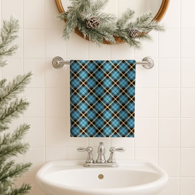 Blue Yellow Bath Towel – Gift for the Outdoorsman Badhandtuch Set (Blue Yellow Bath Towel – Gift for the Outdoorsman)