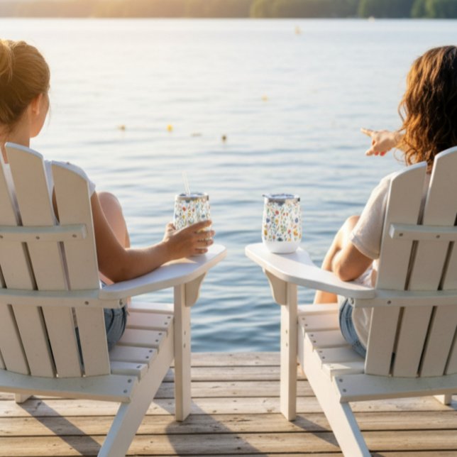 Blue Yellow Pink Floral Wildflower (Von Creator hochgeladen)