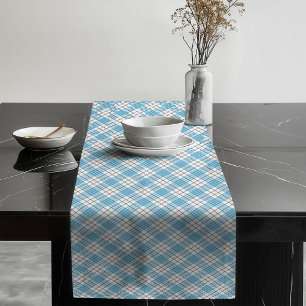 Blue Yellow Tartan - Ein gemütliches Geschenk für  Großer Tischläufer