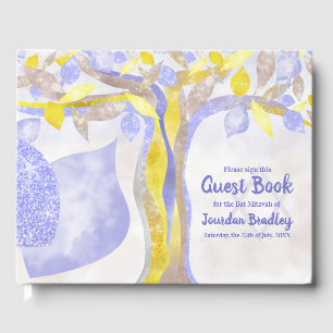Blue & Yellow Tree of Life Gästebuch