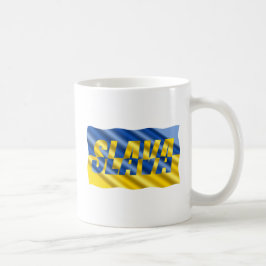 Blue Yellow Ukraine Inspiriert Frieden ohne Krieg Kaffeetasse