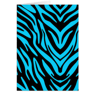 Blue Zebra Abstrakt