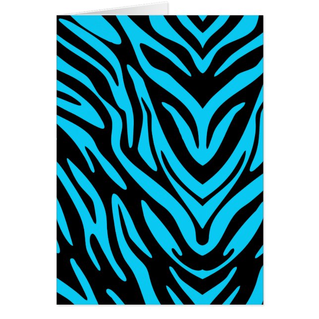 Blue Zebra Abstrakt (Vorne)