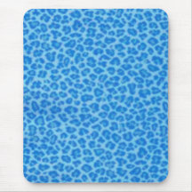 Blue Zebra Mouse Pad