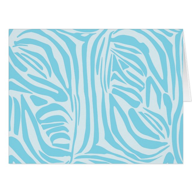 Blue Zebra Pattern (Vorderseite (Horizontal))