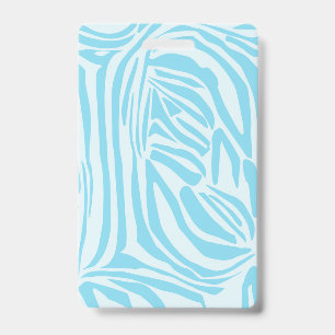 Blue Zebra Pattern Ausweis