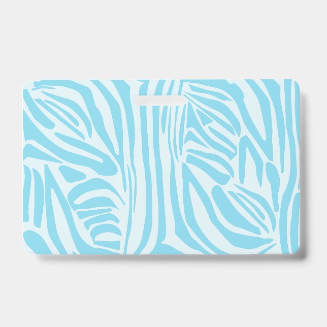 Blue Zebra Pattern Ausweis (Vorderseite)