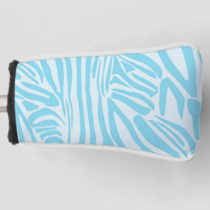 Blue Zebra Pattern Golf Headcover