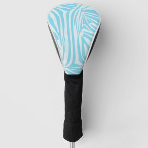 Blue Zebra Pattern Golf Headcover