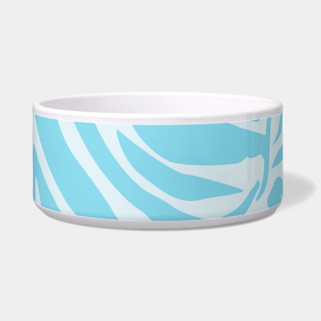 Blue Zebra Pattern Napf (Links)