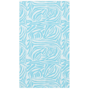 Blue Zebra Pattern Tischdecke