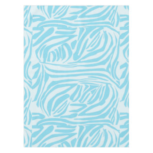 Blue Zebra Pattern Tischdecke