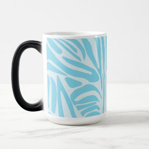 Blue Zebra Pattern Verwandlungstasse