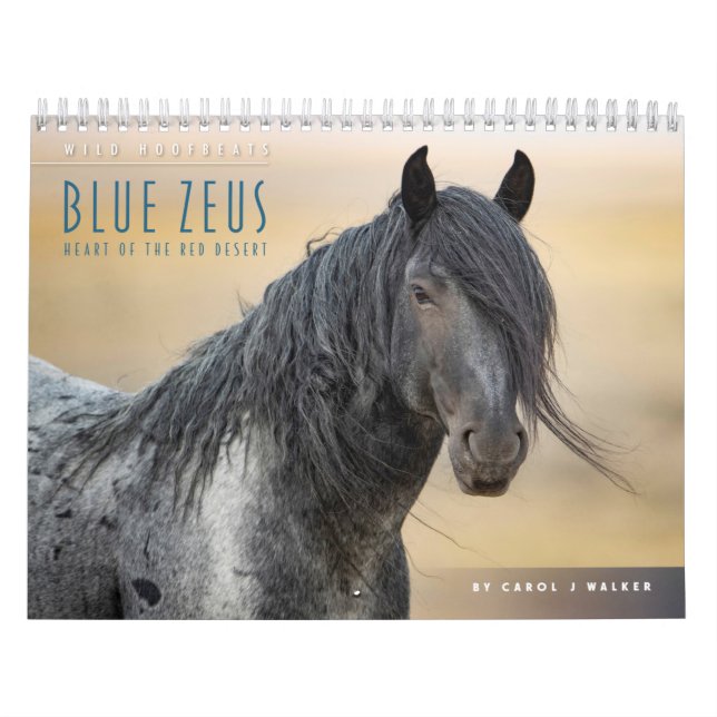 Blue Zeus: Herz des Kalenders der Roten Wüste Kalender (Titelbild)