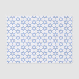 Blue Zickzack Star von David Hanukkah Seidenpapier
