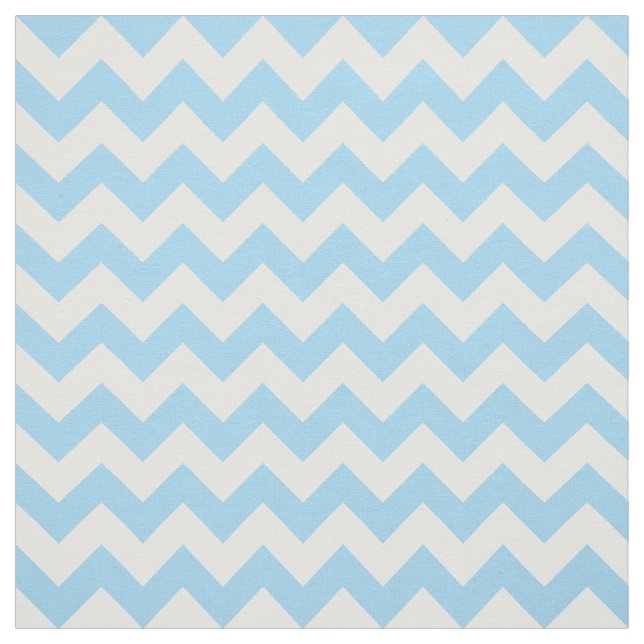 Blue Zigzag, Blue Zickzack, geometrisches Muster Stoff (Muster)
