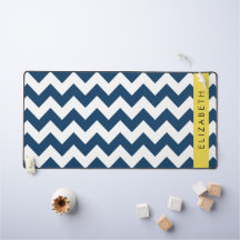 Blue Zigzag, Navy Blue Zickzack, Ihr Name