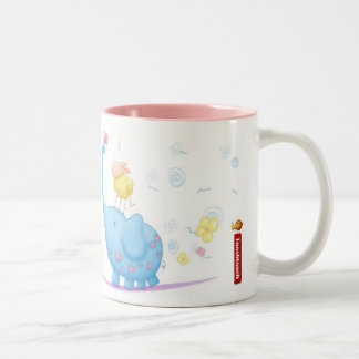 BlueBabyMug Zweifarbige Tasse