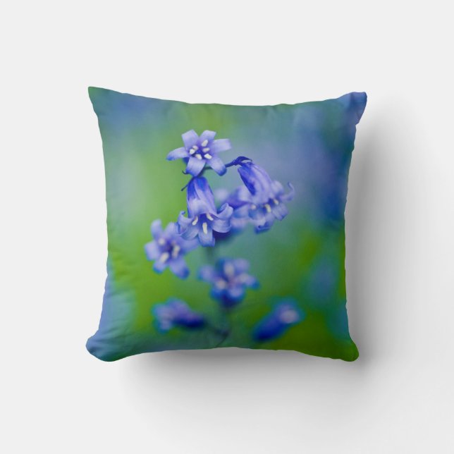 Bluebell Blume Cushion Kissen (Vorderseite)