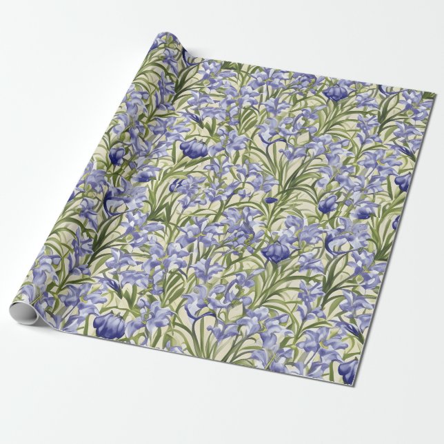 Bluebell-Blume Geschenkpapier (Ungerollt)
