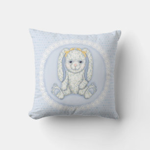 Bluebell Bunny et Pois Keepsaké Coussin