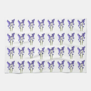 Bluebell Fabric Muster. Geschirrtuch